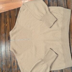 The Reset Cashmere Wool Zip Sweater R Label